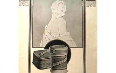 1920's French Magazine Advertisment, Parisian Cosmetics