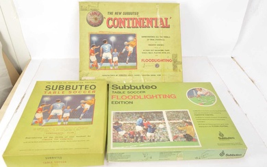 1960's-1990's Subbuteo Football Sets