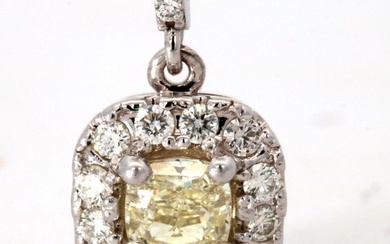 2 piece jewellery set White gold Diamond - Diamond
