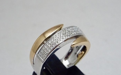 18 kt. Gold - Ring - 0.75 ct Diamond