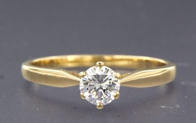 14 kt. Yellow gold - Ring - 0.45 ct Diamond