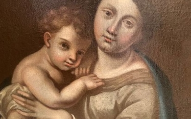 Ambito napoletano- Madonna con Bambino
