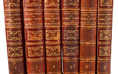 (6) Volumes General History of Living Men and Dead Men in the 19th Century