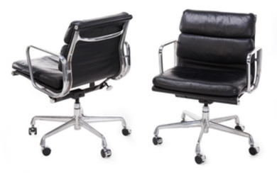 CHARLES & RAY EAMES 'SOFT PAD' CHAIRS FOR HERMAN MILLER