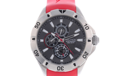 NAUTICA - a gentleman's stainless steel chronograph wrist watch. View more details