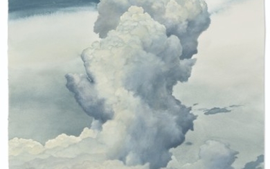 Tomás Sánchez (b. 1948), Nubes sobre el mar