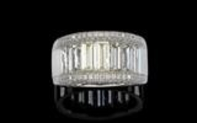 A diamond ring total weight c. 3.68 ct