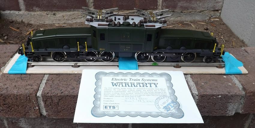 ETS (Made in Czech Republic) O scale locomotive