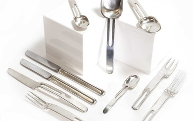 A 54-piece part canteen of 'Tamigi' silver-plated modernist cutlery