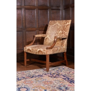 A George III mahogany armchair, circa 1770