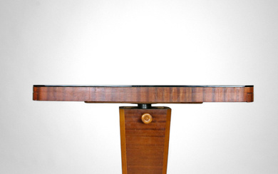 A Karl Johan style mahogany veneer table, 20th century.