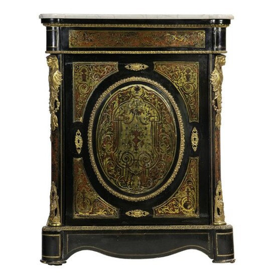 A Napoleon III boulle style cabinet