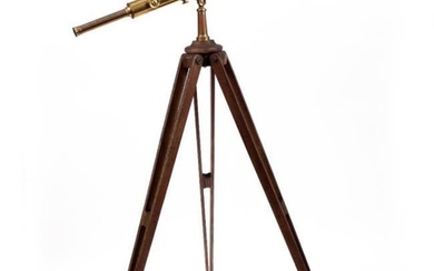 A VICTORIAN BRASS TELESCOPE by Cary of 181 The...