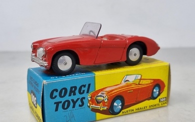 A boxed Corgi Toys No.300 red Austin-Healey Sports Car, Nr M...