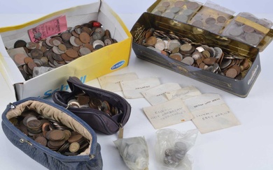 A collection of British and World coinage