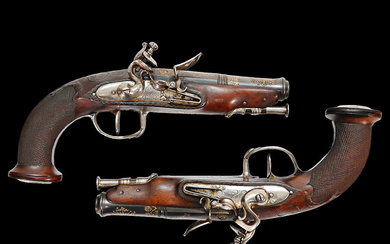 A fine pair of French pistols by Luzier-Givolat, end of...