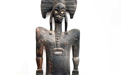 A large carved wooden African Male Figure