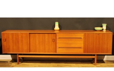 A large mid-20th century Swedish teak sideboard, by Nils Jon...