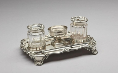 ARGENTIERE INGLESE DEL XIX SECOLO Silver and crystal