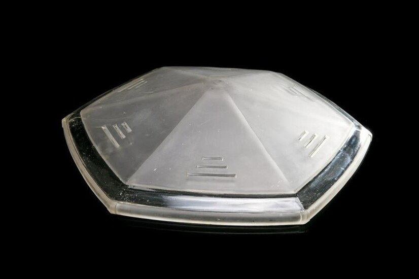 ART DECO FRENCH FROSTED GLASS SHADE