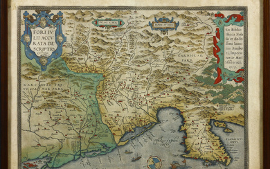 Abraham Ortelius (1527-1598) Fori Iulii Accurata descriptio, 1573 Incisione...