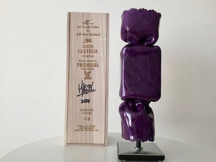 Ad van Hassel - Louis Vuitton - Leather - Purple - Pop Art Candy - Exclusive Premiere Edition