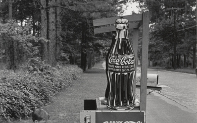 Alfred Eisenstaedt (1898-1995) Little Boy Selling Coca-Cola at Roadside, Atlanta,...