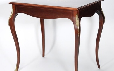 American French Style Marquetry Table
