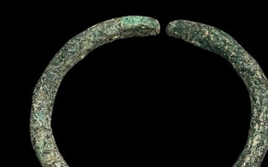 Ancient Roman Bronze Bracelet - 7 cm
