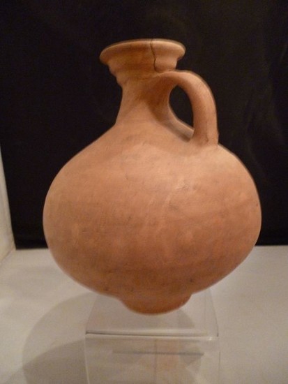 Ancient Roman Earthenware (a121) smooth-walled jug - 15×13×0 cm - (1)