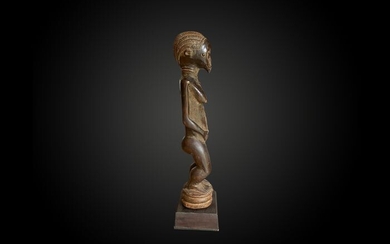 Anthropomorphic statuette - Wood - Atelier du Maître d’Essankro - Baoulé - Côte d'Ivoire
