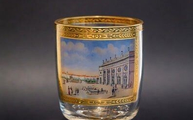 Anton Kothgasser - signed A. K. Rinx - Glass object, 'The Wonderland in Vienna' - Glass - 19th century
