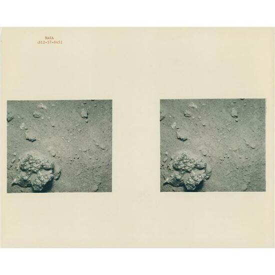 Apollo 12: Lunar Surface Original Vintage NASA