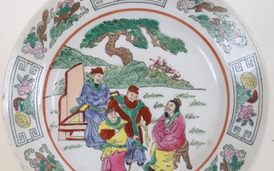 Assiette - Chine En porcelaine polychrome... - Lot 181 - Lux-Auction
