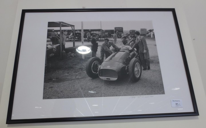 Assorted Motorsport photographs and prints