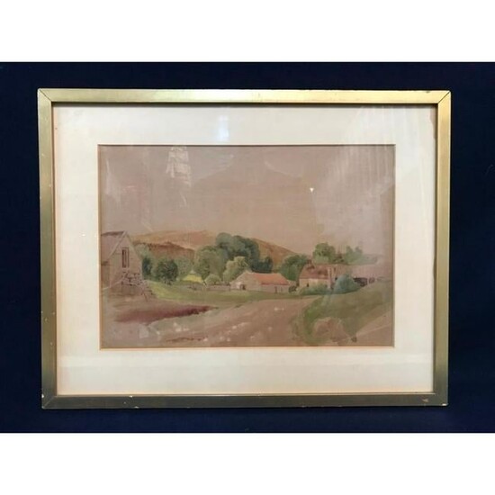 Attributed to Middleton, 19thc Landscape, Watercolor