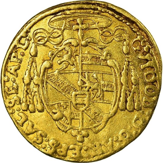 Austria - 1/4Ducat 1662- Guidobald- Gold