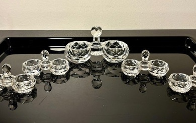 Baccarat, Saint Louis - Dish (5) - Diamond-shaped design - Crystal