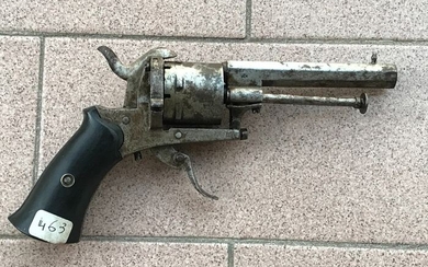 Belgium - 19th Century - Mid to Late - revolver - Pinfire (Lefaucheux) - Pistol - 7mm Cal