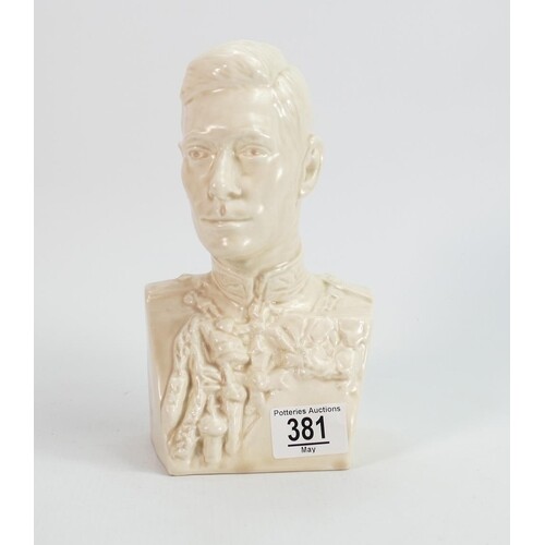 Beswick cream gloss bust of Edward VIII: by Felix Weiss 1937...