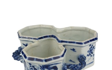 Bowl (1) - Rare Chinese Period Oil and Vinegar Stand - Porcelain