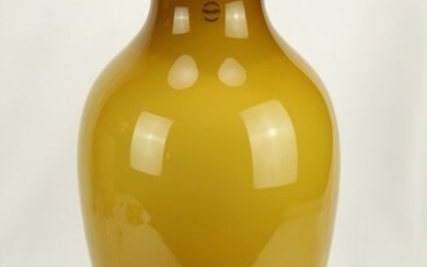 Carlo Nason - Murano.com - Amphora vase white / amber (50 cm) - Glass