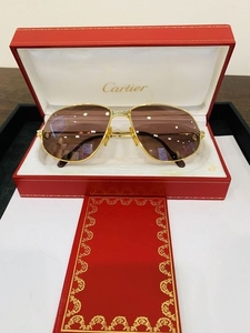 Cartier - CARTIER PANTHERE 63-16 22KT GOLDSunglasses