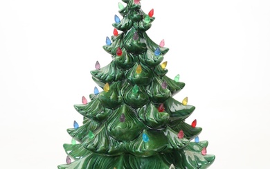 Ceramic Christmas Tree, Late 20th Century