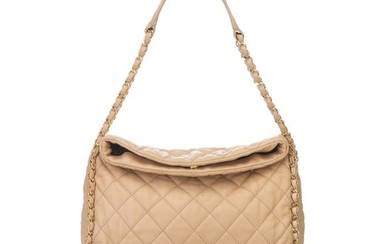 Chanel - Shoulder Bag Matelasse Lambskin Leather Shoulder Bag