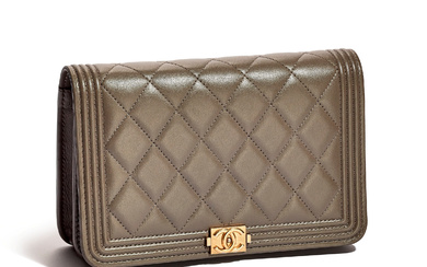 Chanel Veske "Wallet on Chain Boy Bag" Chanel Quilted skinn...