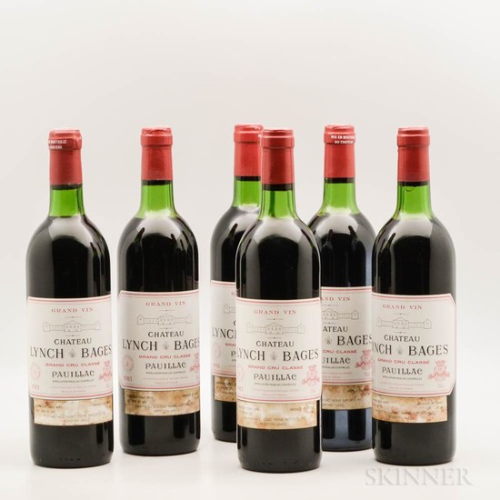 Chateau Lynch Bages 1983, 6 bottles