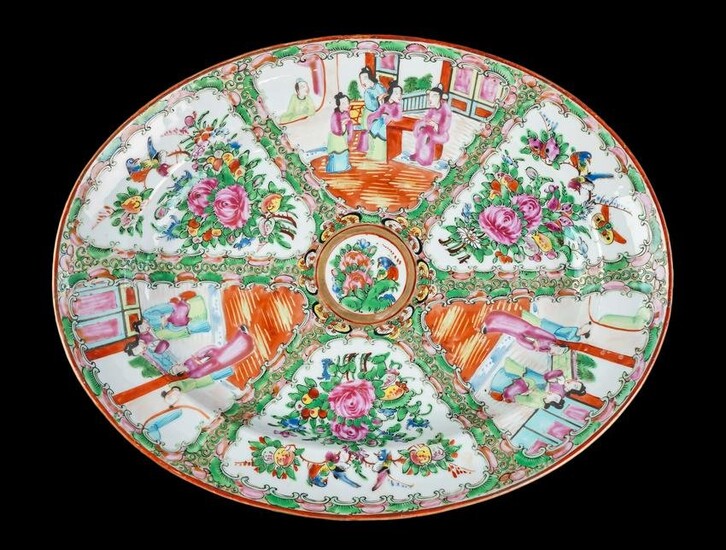 Chinese Rose Medallion Platter