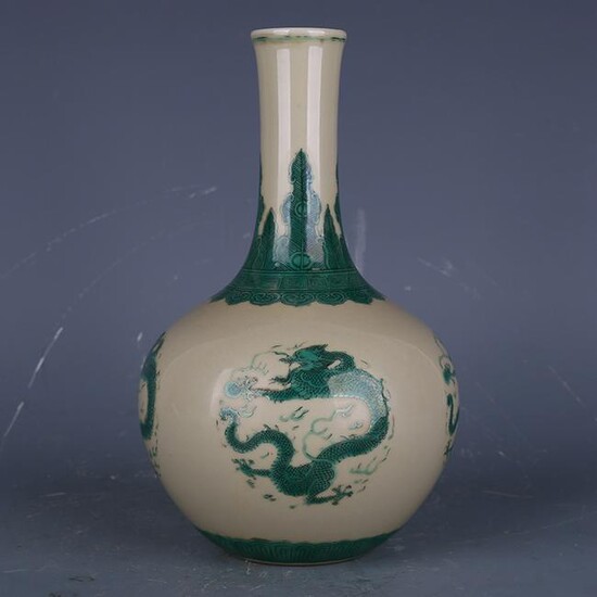 Chinese Three Colour Porcelain Vase