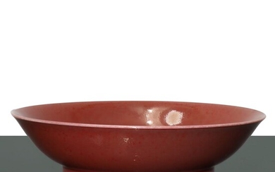 Chinese porcelain bowl “Sang de Boeuf”, Qing Jia Qin Nian Zhi, Qing period.